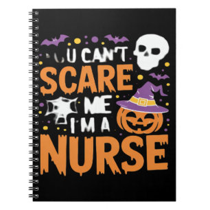 Verpleegster Halloween Witch Funny Nursing Essenti Notitieboek