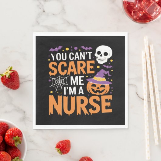 Verpleegster Halloween Witch Funny Nursing Essenti Servet (Insitu)