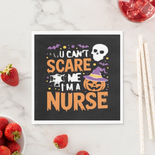 Verpleegster Halloween Witch Funny Nursing Essenti Servet (Insitu)