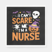Verpleegster Halloween Witch Funny Nursing Essenti Servet (Voorkant)