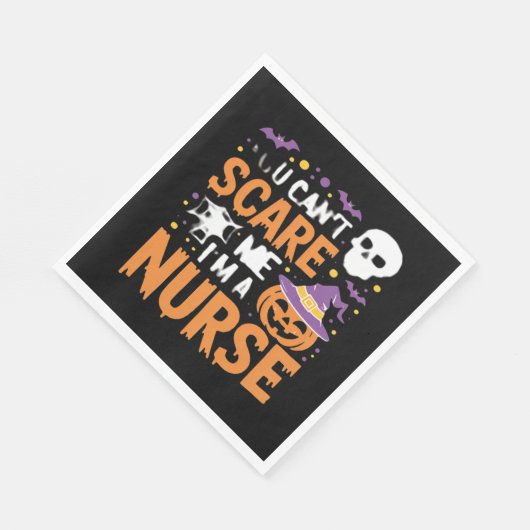 Verpleegster Halloween Witch Funny Nursing Essenti Servet (Hoek)