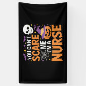 Verpleegster Halloween Witch Funny Nursing Essenti Spandoek (Verticaal)