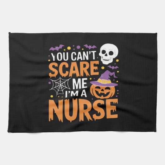 Verpleegster Halloween Witch Funny Nursing Essenti Theedoek (Horizontaal)