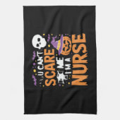 Verpleegster Halloween Witch Funny Nursing Essenti Theedoek (Verticaal)
