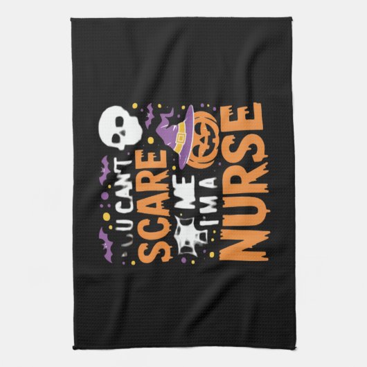 Verpleegster Halloween Witch Funny Nursing Essenti Theedoek (Verticaal)