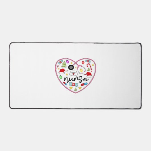 Verpleegster Hart, Halloween Oversized T-shirt Bureaumat (Voorkant)