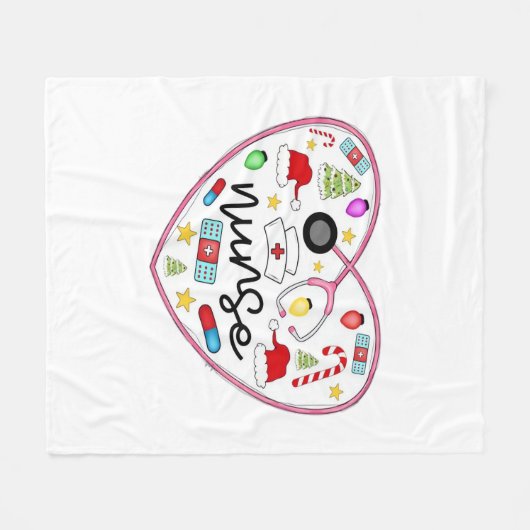 Verpleegster Hart, Halloween Oversized T-shirt Fleece Deken