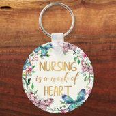 Verpleegster Hartelijk dank voor uw prijsopgave vo Sleutelhanger (Voorkant)