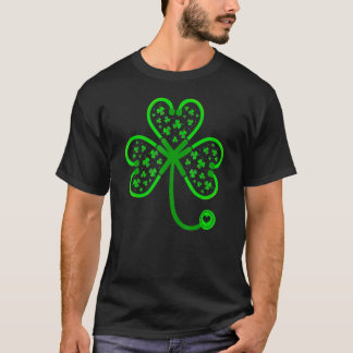 Verpleegster Hartslag Grappige St. Patricks Dag Sh T-shirt