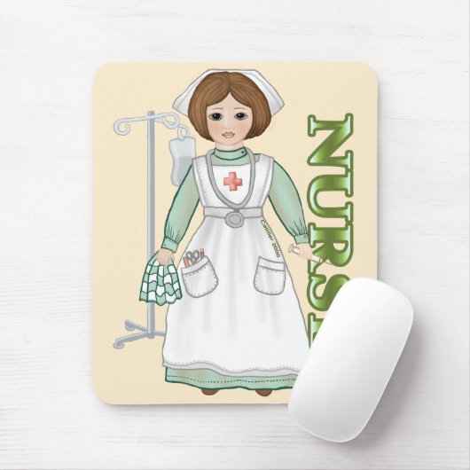 Verpleegster Healer mousepad Muismat (Met muis)