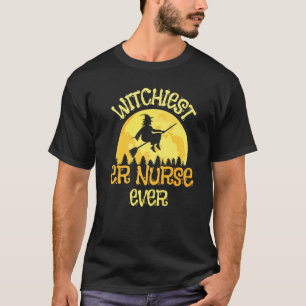Verpleegster Heksen Halloween Humor T-shirt