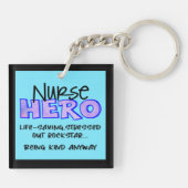 Verpleegster Held Sleutelhanger (Achterkant)