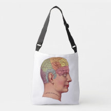 Verpleegster Hersenillustratie Canvas tas