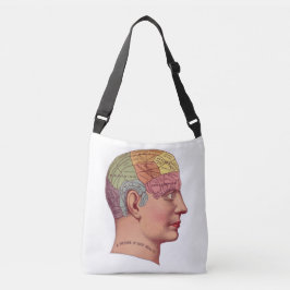 Verpleegster Hersenillustratie Canvas tas