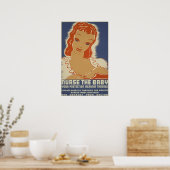 Verpleegster het Poster van WPA van de Baby (Keuken)