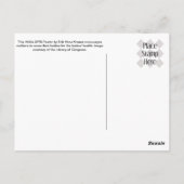 Verpleegster het Poster van WPA van de Baby Briefkaart (Achterkant)