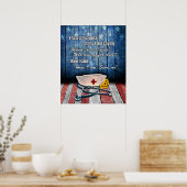 Verpleegster hier ben ik; stuur me motivatie poster (Keuken)