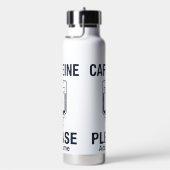 Verpleegster Humor "Caffeïne IV alstublieft" Waterfles (Rechts)