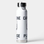 Verpleegster Humor "Caffeïne IV alstublieft" Waterfles (Links)