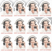  Verpleegster Humor Custom-Cut Vinyl Sticker (Voorkant)