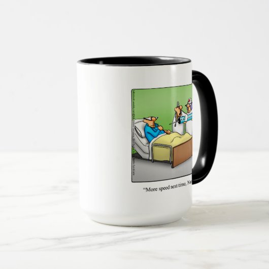 Verpleegster Humor Mok Gift (Voorkant rechts)