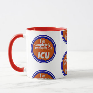 Verpleegster Humor Print Nieuwigheid: I C U mok