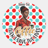 Verpleegster Humor Thema Stickers (Voorkant)