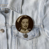 verpleegster " Ik heb deze knop" Ronde Button 7,6 Cm (In situ)