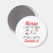 Verpleegster, ik kan geen onstuimige oplossing vin magneet (Voorkant / Achterkant)