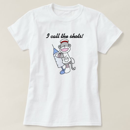 Verpleegster ik noem de Shots T-shirt (Design voorkant)