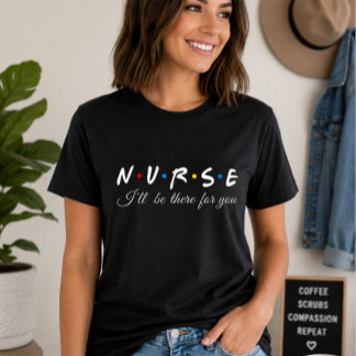 Verpleegster Ik Zal Er Voor Je Zijn | Grappige Vri T-shirt
