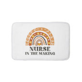 Verpleegster in de Making  Regenboog Badmat (Voorkant)