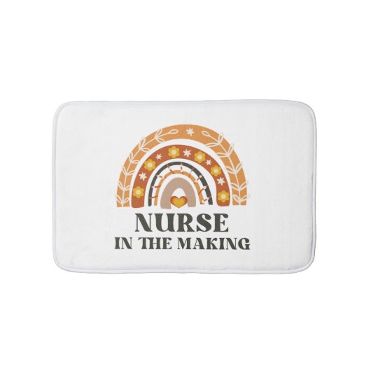 Verpleegster in de Making Regenboog Badmat (Voorkant)