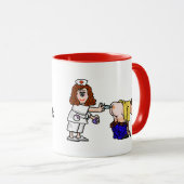 Verpleegster in Mok achterste (Voorkant rechts)