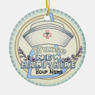verpleegster in New Hampshire Keramisch Ornament