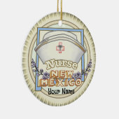 verpleegster in New Mexico Keramisch Ornament (Rechts)