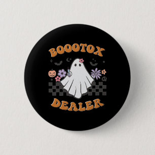 Verpleegster Injector Halloween Retro Botox Dealer Ronde Button 5,7 Cm