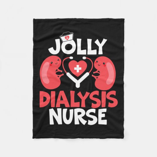 Verpleegster Jolly Kidney Fleece Deken (Voorkant)
