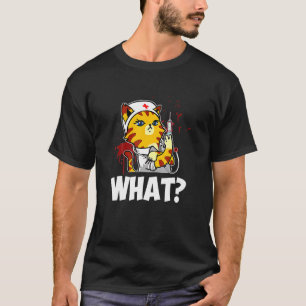 Verpleegster Kat Kleding Verpleegster Vraagt Welke T-shirt