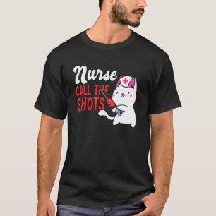 Verpleegster Kat Verpleegt Kitten Medicijn Medisch T-shirt