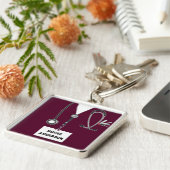Verpleegster Keepsake Sleutelhanger (Zijkant)