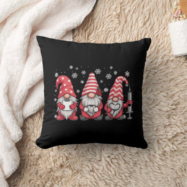 Verpleegster Kerst Gnomen Schattige Xmas Scrub Kussen (Deken)