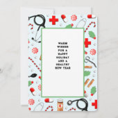 Verpleegster Kerst Kaarten (Achterkant)