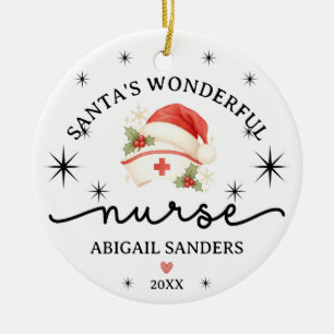 Verpleegster Kerst Ornament Aangepast Bedank Gesch
