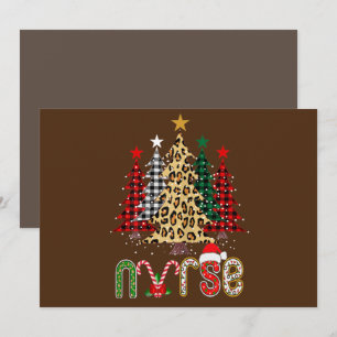 Verpleegster Kerstboom Stethoscoop RN LPN OK-verpl Kaart