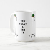 Verpleegster Kerstcadeaus Koffiemok (Voorkant links)