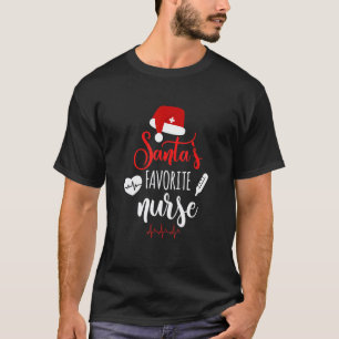 Verpleegster Kerstman Favoriete Verpleegster Kerst T-shirt