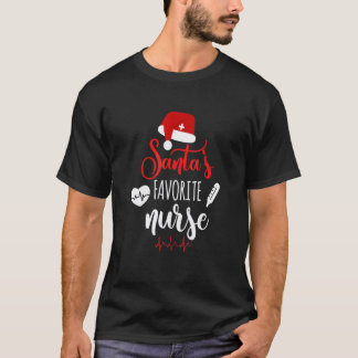 Verpleegster Kerstman Favoriete Verpleegster Kerst T-shirt