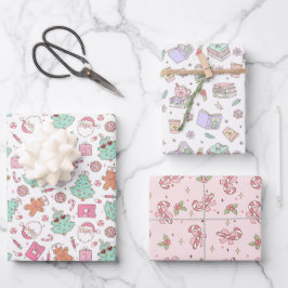 Verpleegster Kerstmis Inpakpapier Vel