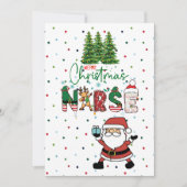 Verpleegster Kerstmis met Sinterklaas Feestdagenkaart (Voorkant)